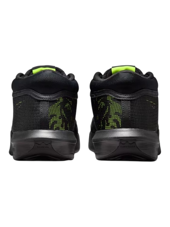 NWB- NIKE LEBRON WITNESS VIII UNISEX SHOES/ BLACK- WHITE- VOLT/ SIZE: M 9.5/W 11 main image 4